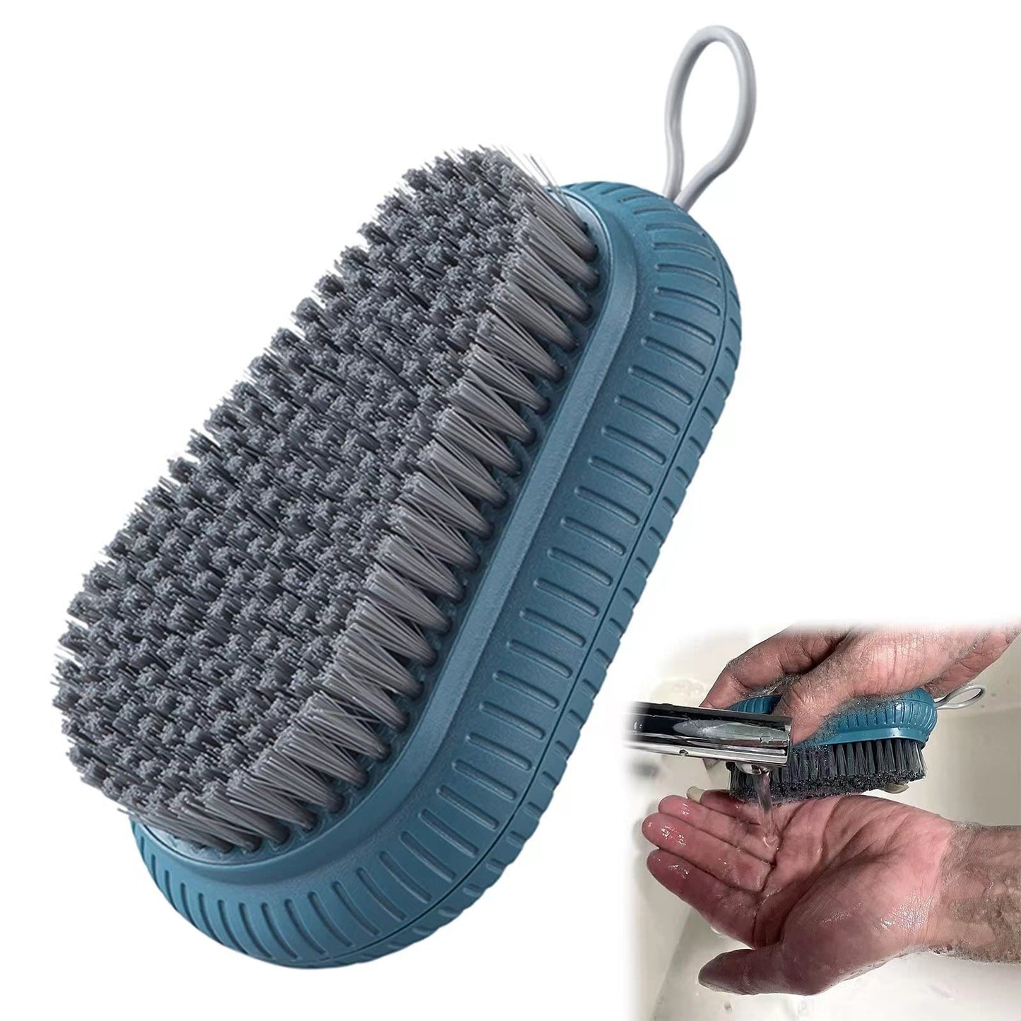 VWMYQ Heavy Duty Nail Brush Fingernail Scrub Brush, Durable Stiff Bristles Nail Scrub Brush, Hand and Nail Cleaning Brush for Men & Mechanics (Hand Wash Brush - Blue)
