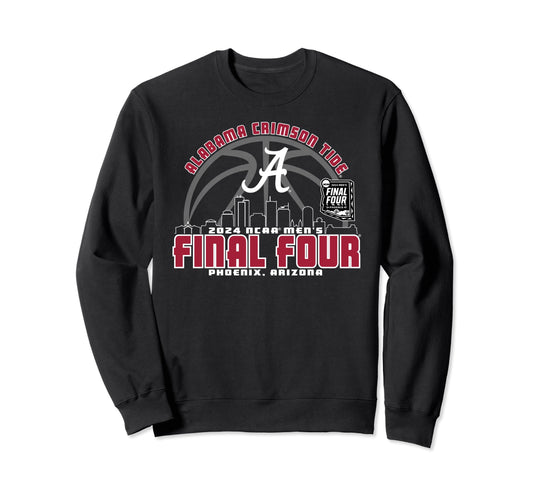 Alabama Crimson Tide Final Four 2024 Basketball City Sweatshirt