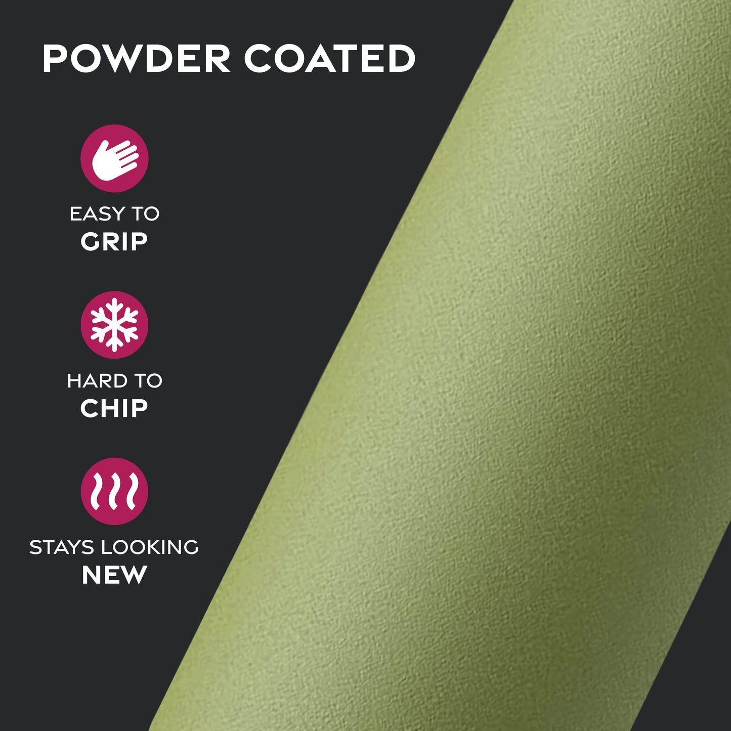 FineDine Triple Walled, Insulated Water Bottles with Straw - 64 Oz Stainless Steel Metal Bottle W/ 3 Leak Proof Lids - For Travel, School, Sports, Gym / Men, Women & Kids - Army Green