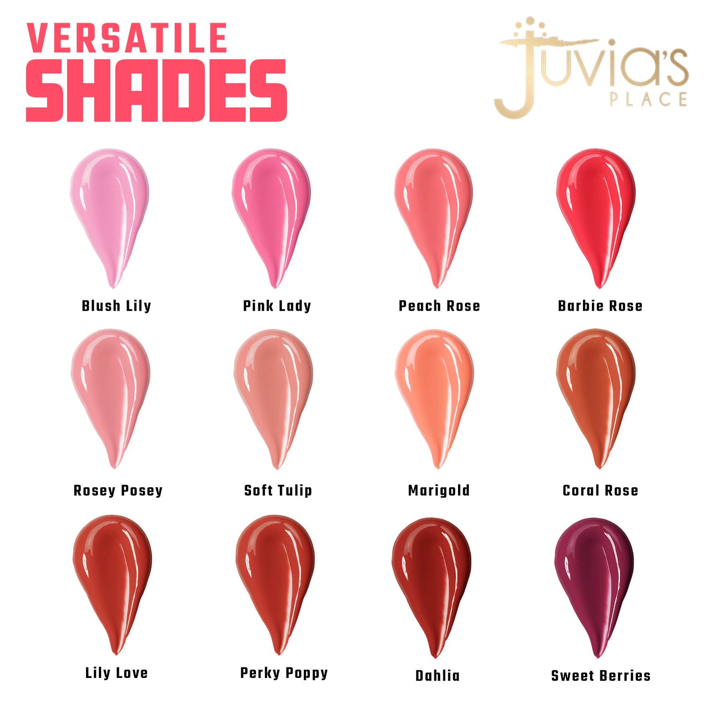 Juvia's Place Blushed Liquid Blush CoralRose - Dewy Tint Cheeks Makeup Glow Pigment Effortless Beauty Long Lasting Cosmetics Soft Creamy Natural Buildable All Skin Color Light Flawless Finish Blend
