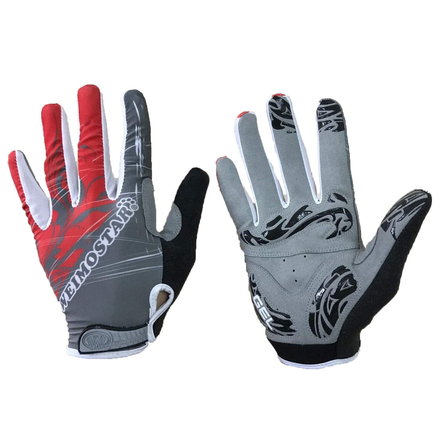 JPOJPO Cycling Gloves for Men Women Full Finger Bike Gloves, 3D Gel Pad Comfortable