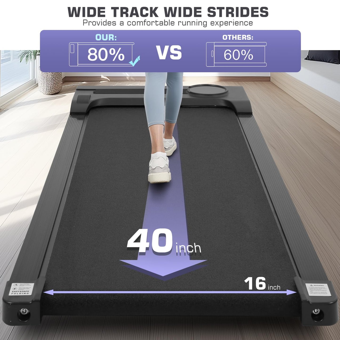 ANCHEER Under Desk Treadmill,3 in 1 Walking Pad Treadmill for Home,2.5HP Treadmill 300lb Capacity,Compact Treadmill with Remote Control,LED Touch Screen,Running Electric Machine