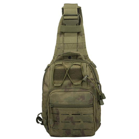 BOMTURN Tactical Backpack-1000D Waterproof Military Backpack/Laser-Cut/CCW Bags Sling Bag Tactical Satchel Shoulder Bag Men