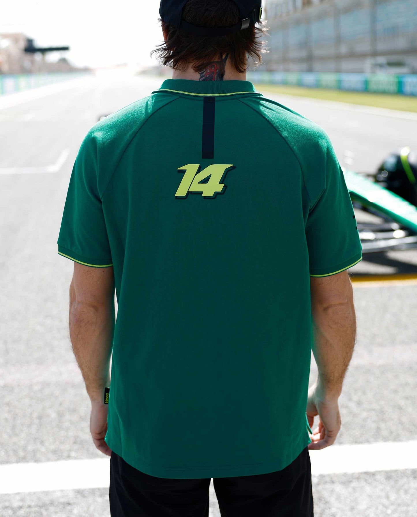 AMCF1 Lifestyle FA Polo Green