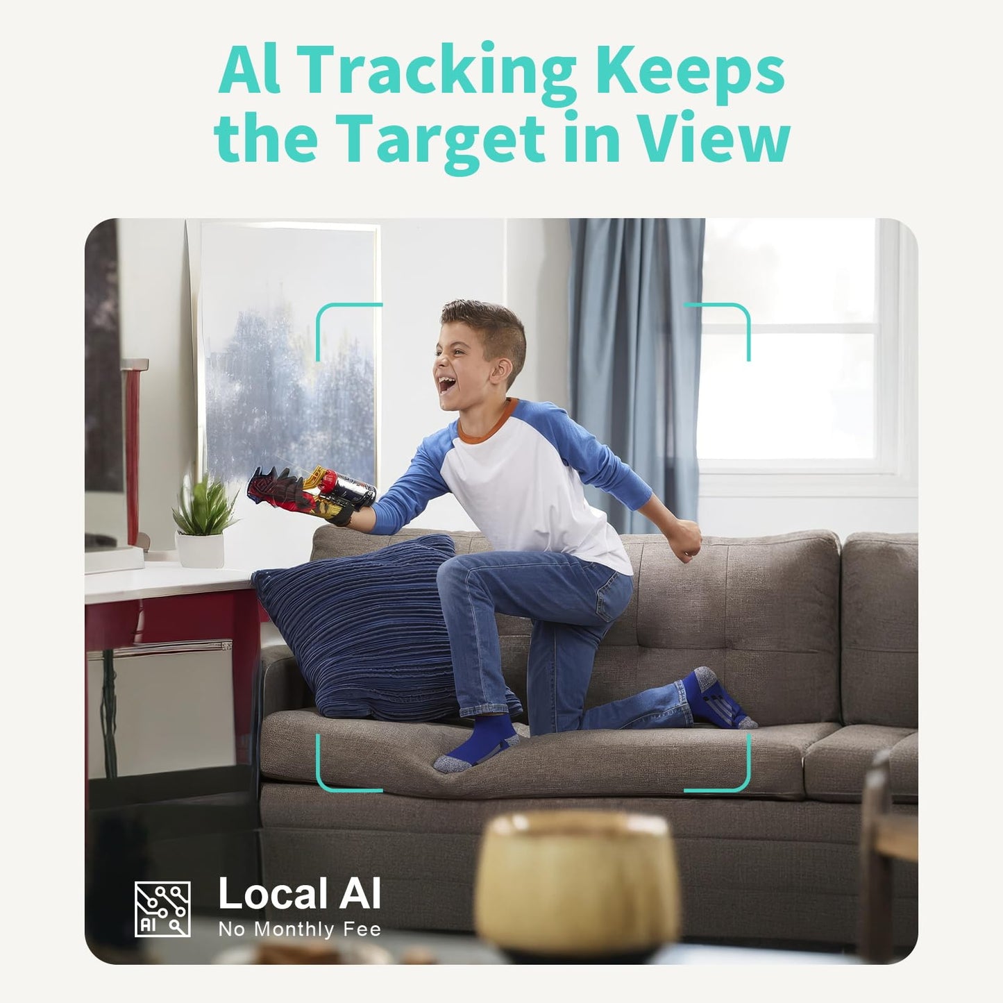 Alaga Indoor Security Camera 3K,Baby Monitor,Human Pet Motion for Home Security, 5G and 2.4G WiFi,Night Vision, Speaker,Compatible with Alexa and Google Assistant