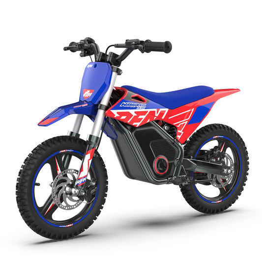 RFN SX-E500 36V Electric-Dirt-Bike, MAX 700W Electric Motorcycle 21.7 mph Max Speed & 15.5 Mile Range, 3-Speed Electric Bike for Kids Ages 4-8