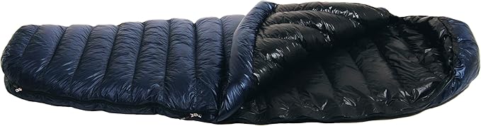Western Mountaineering TerraLite 25 Degree Sleeping Bag Navy Blue 6FT 6IN / Left Zip