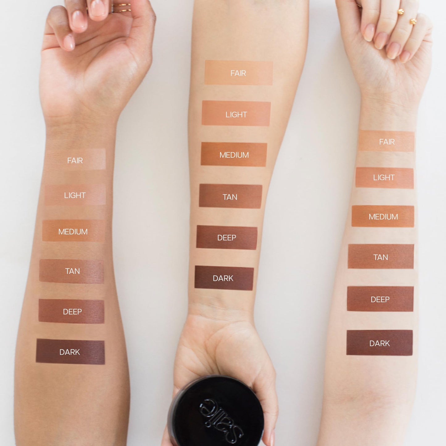Saie Sun Melt Bronzer - Buildable Cream-Balm Bronzer For Face Sculpting - Cream Contour with Velvet Finish - Dark Bronze (1 oz)