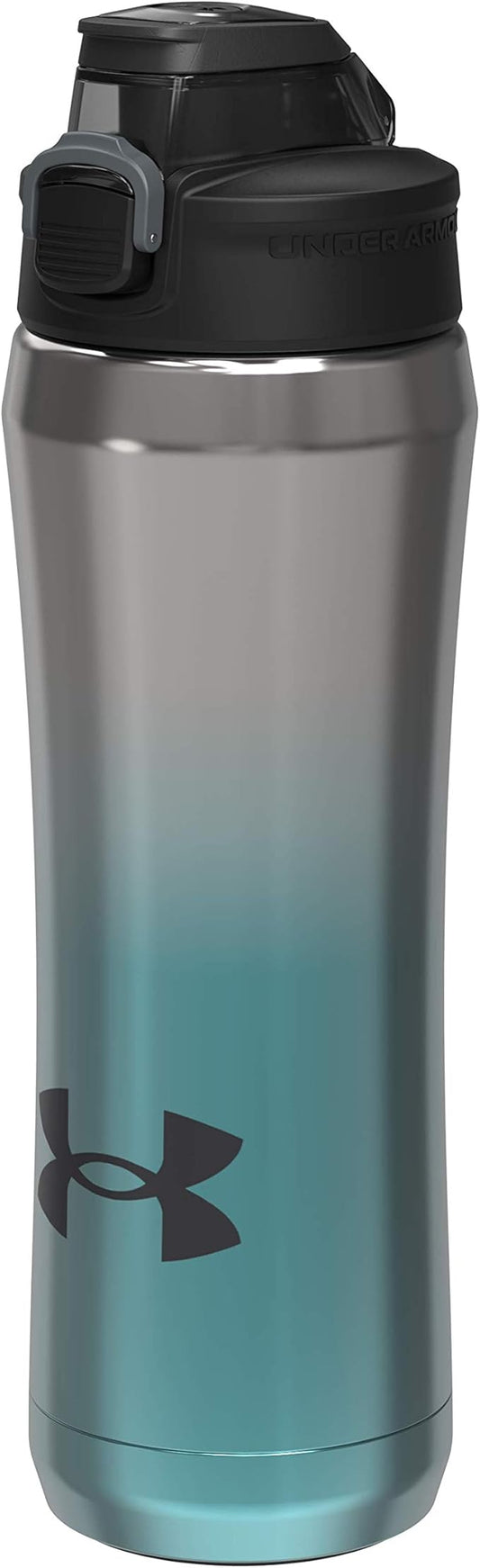 Under Armour 18oz Beyond Stainless Steel Water Bottle, Vacuum Insulated, Self Draining Protective Cap, Leak Proof, For Kids & Adults, All Sports, Gym