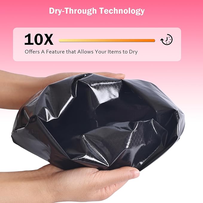 Waterproof Swim Bag for Wet Clothes, Paintable Wet Bag for Beach Swimsuit & Towels Bathing Suit Bag Dry Bag for Kayaking, Soap Travel Case, Fuchsia Band