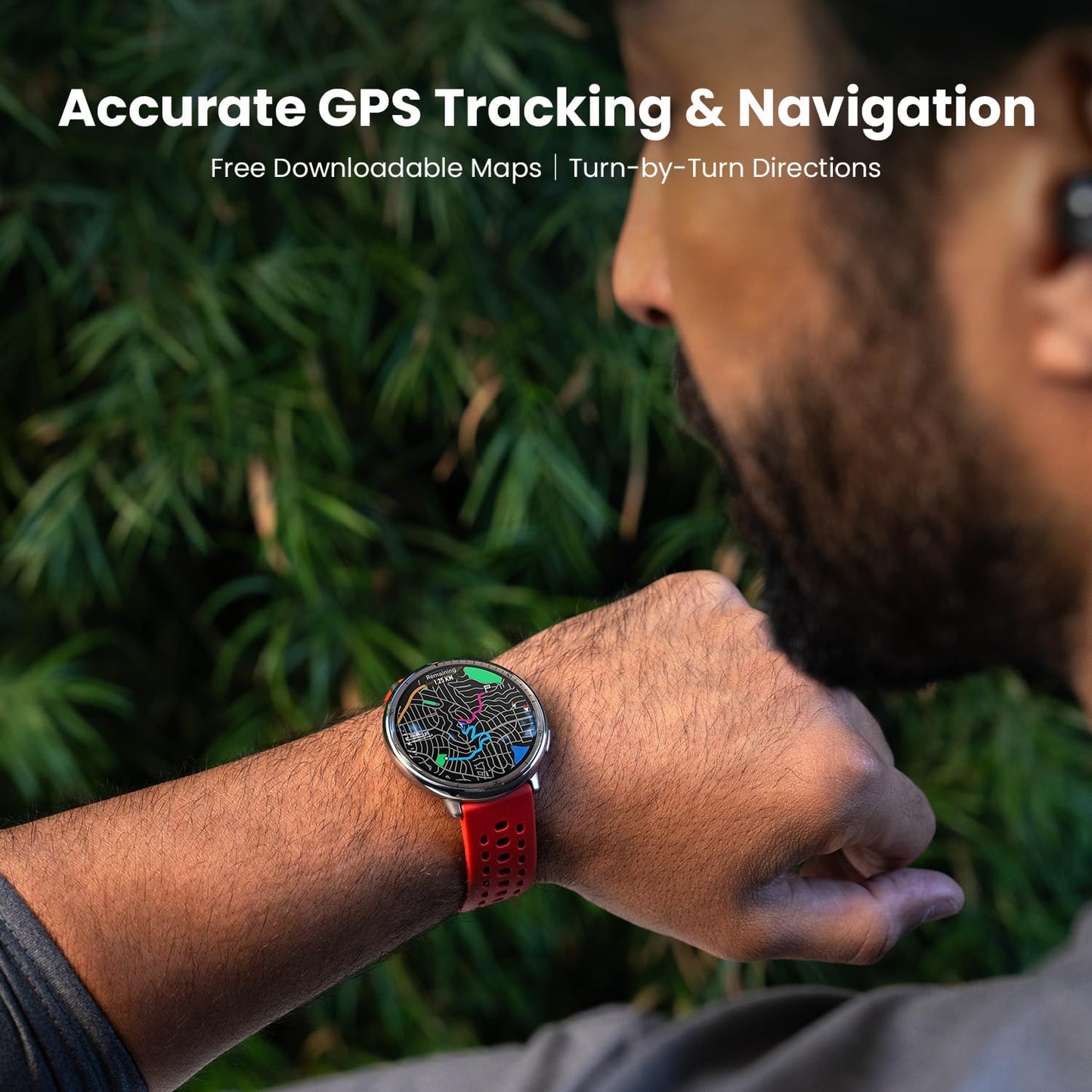 Amazfit Renewed Active 2 Premium Smart Watch for Men Women, 10 Day Battery, GPS & Free Maps, AI, Sapphire Glass, 160+ Sports Modes, Water Resistant, Smartwatch for Android & iPhone(Refurbished)