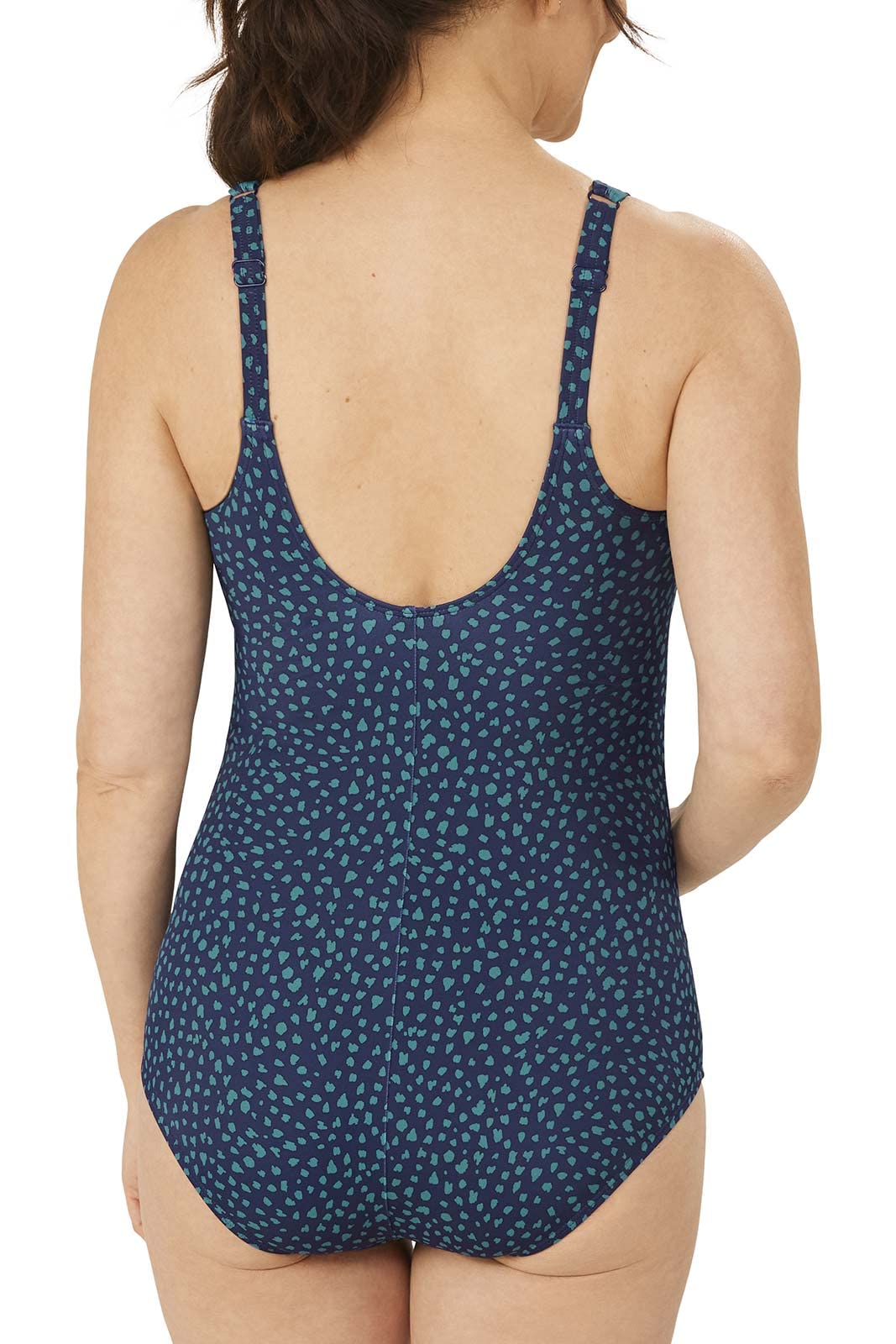 Amoena Women's Standard Manila Sarong Swimsuit, Blue
