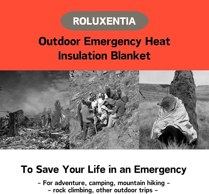 Emergency Survival Sleeping Bag 2 Pack - Thermal Portable Bivy Sack Waterproof for Camping, Hiking, Outdoor Activities - Lightweight & Compact Blanket for Travel - Orange & Green