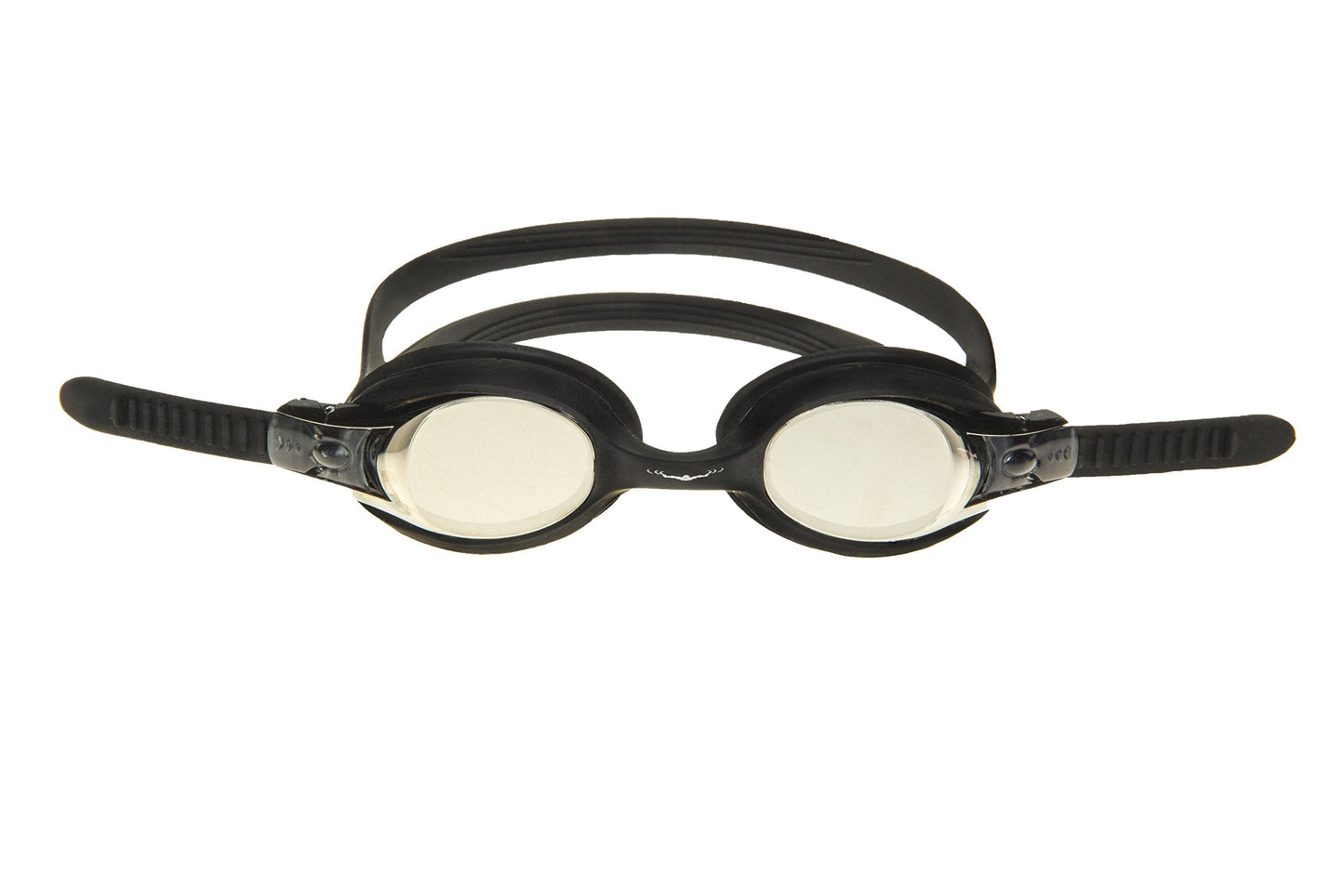 AqtivAqua Kids Swim Goggles Swimming Goggles for Kids Youth Childrens Boys Girls - Mirror Lenses (Black Color)