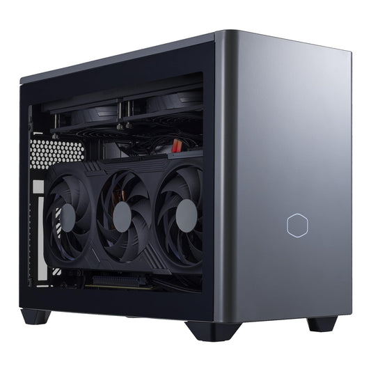 Cooler Master NR2 Pro Mini ITX – Intel Ultra 7 265F 2.4GHz (5.3 GHz Turbo) | Gigabyte RTX 5070 16GB & B860I AORUS PRO ICE| 32GB DDR5 6000MHz | 2TB Gen4 M.2 | WiFi | Windows 11 | 280mm AIO Gaming PC