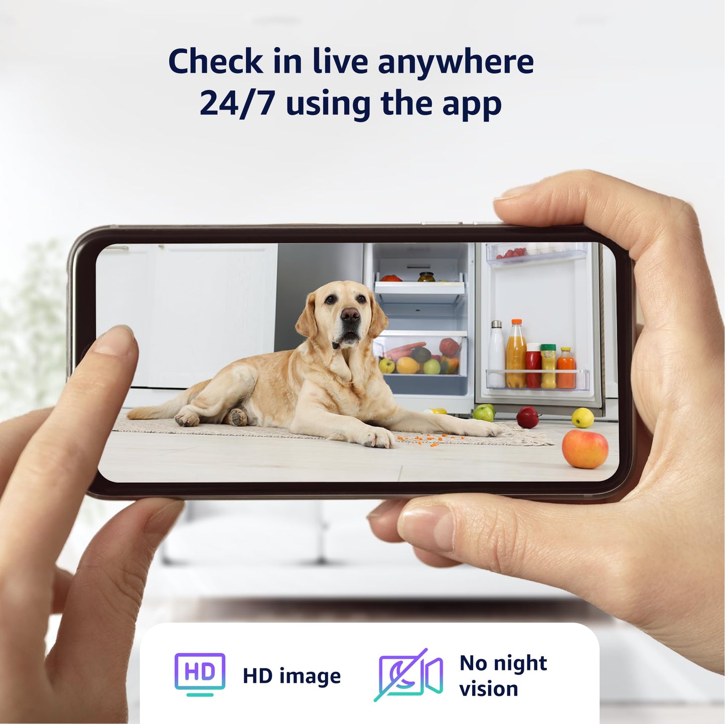 ALPHA TECH WiFi Smart Camera Charger - Remote View - 2.4G/5G WiFi - Premium HD 1080P - Best Mini Camera for Pets Nanny - Real Time Monitoring - Wide-Angle 160° - iOS Android