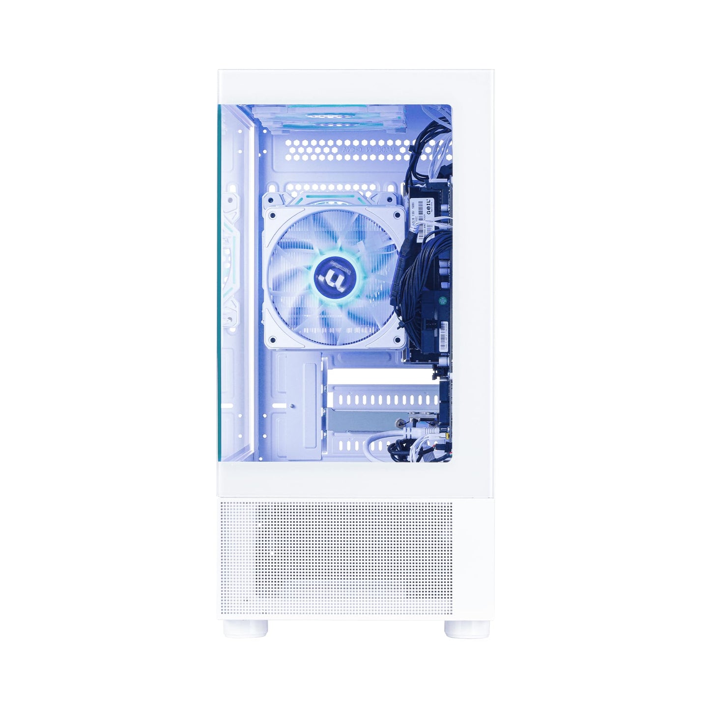 NINGMEI Soul Gaming PC Desktop,AMD Ryzen 5 5600GT 6 core 3.6GHz(up to 4.6GHz),AMD Radeon Vega 7 Graphics,16GB DDR4 RAM 3200MHz,1TB NVME SSD,550W PSU, Windows 11 Home 64-bit,White