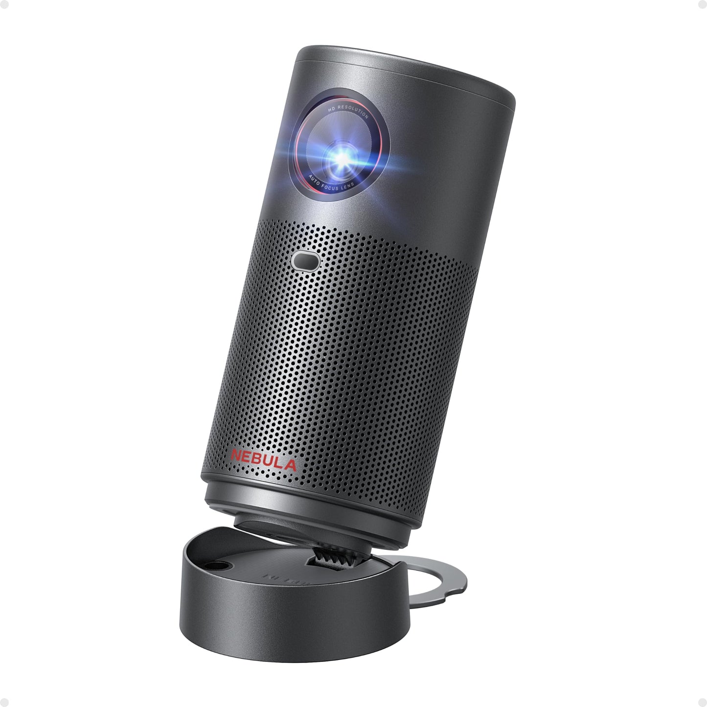 NEBULA Capsule Air Google TV Projector, Officially Licensed Netflix, 720p Smart Mini Projector with Wi-Fi and Bluetooth, 2 Hours of Playtime, Dolby Digital, Ultra Portable for Any Space