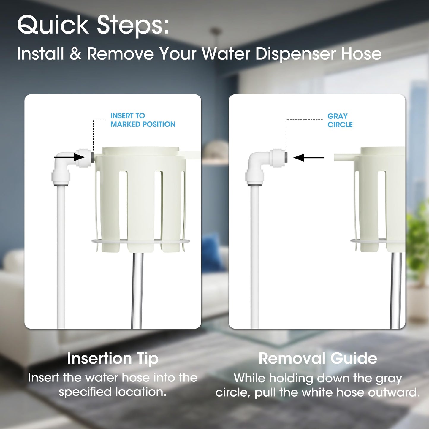 Manastin Bottom Loading Water Cooler Dispenser for 5 Gallon Bottles, Stainless Steel Water Cooler with 3 Temperature Settings - Hot, Cold & Room Water, Ideal Design for Home & Office, Jet Black