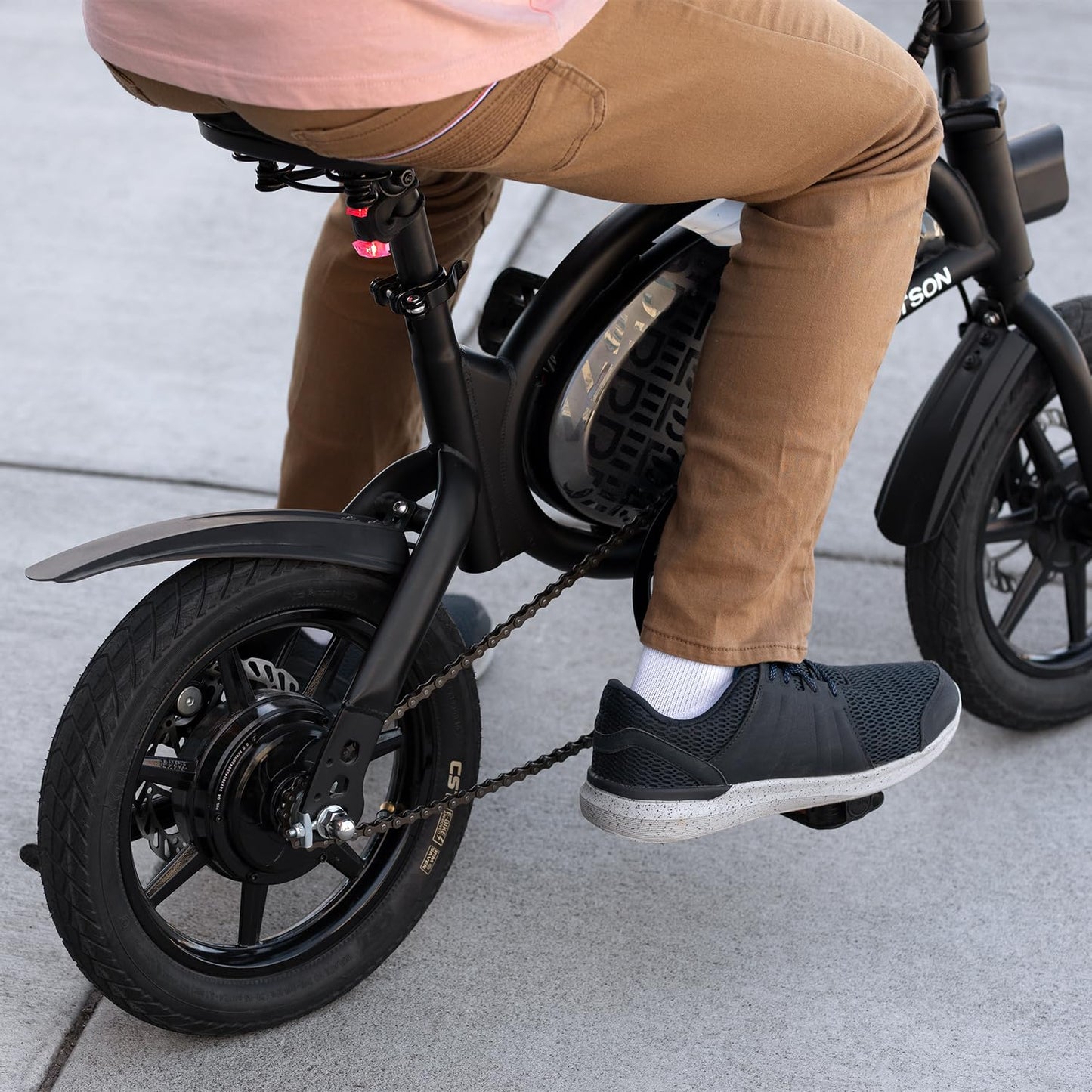 Jetson Bolt Pro Adult Electric Bike, Pedal Assist up to 30 Miles, Foldable, Built-in Carrying Handle, Lightweight Frame, LED Headlight, Dual Disc Brakes, Twist Throttle & Cruise Control, Ages 12+