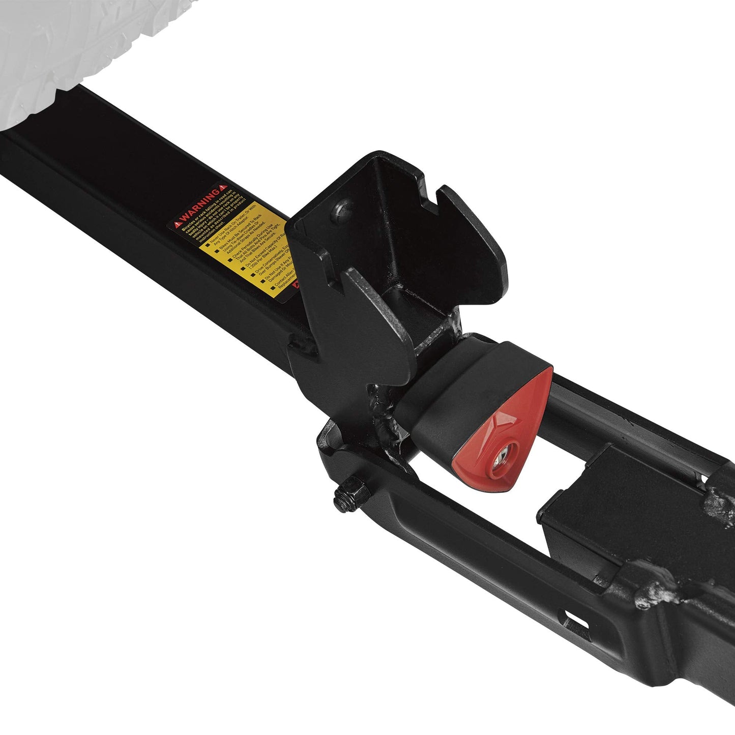 Allen Sports Premier Locking Quick Release 4-Bike Carrier for 2 Inch Hitch on Vehicles with Spare Tire, Model 400QR, Black