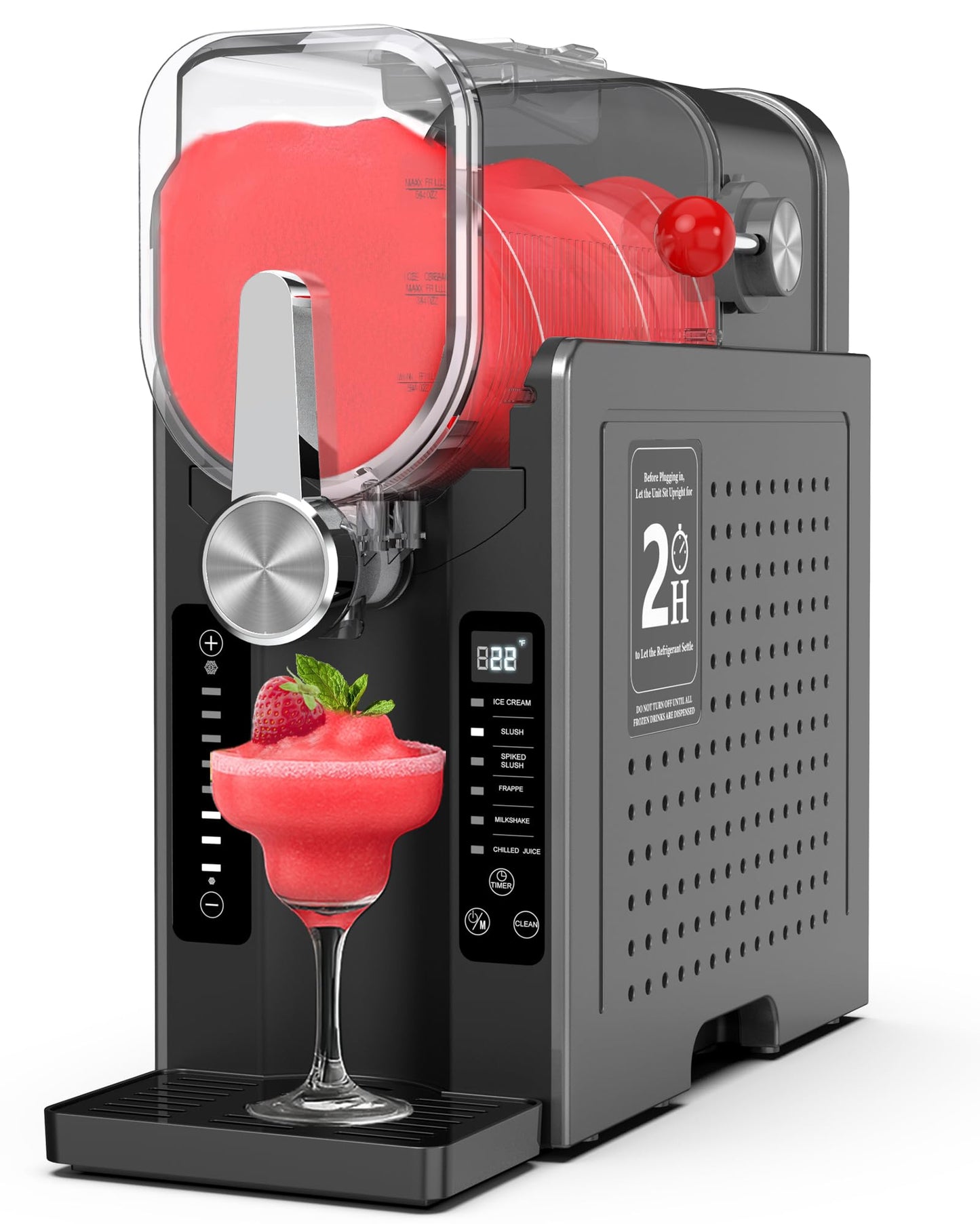 Oylus No-Ice-Needed Slushie Machine for Home - 70 oz Self-Cleaning Frozen Drink Maker with One-Touch Reservation & 6 Preset Programs, for Frozen Margaritas, Milkshakes, Frappés, Slushies & Parties