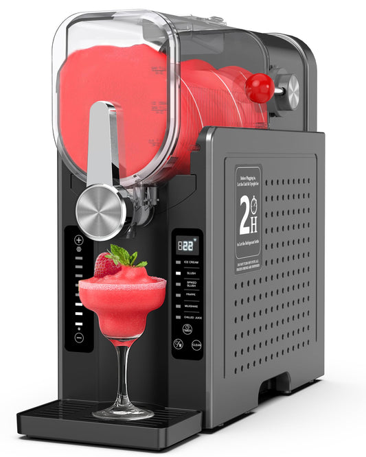 Oylus No-Ice-Needed Slushie Machine for Home - 70 oz Self-Cleaning Frozen Drink Maker with One-Touch Reservation & 6 Preset Programs, for Frozen Margaritas, Milkshakes, Frappés, Slushies & Parties