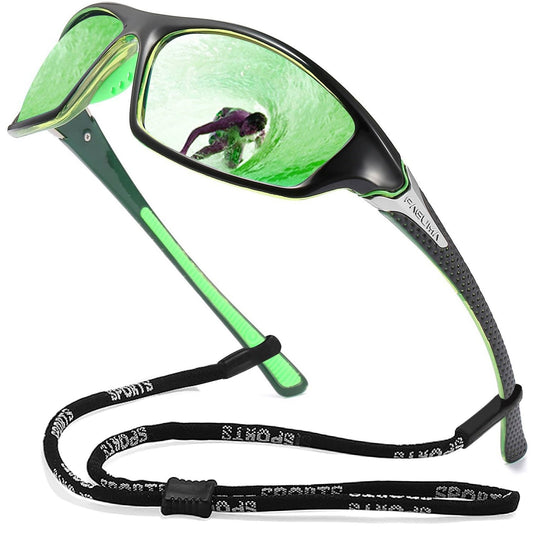 FAGUMA Sports Polarized Sunglasses For Men Cycling Driving Fishing 100% UV Protection