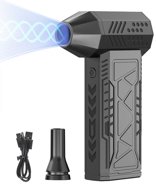 Electric Air Duster X8-150000RPM Super Power Cordless Blower, Brushless Motor with 4-Gear Adjustable Speed, Rechargeable Dust Blower for Computer, Keyboard, Car, and Home Cleaning