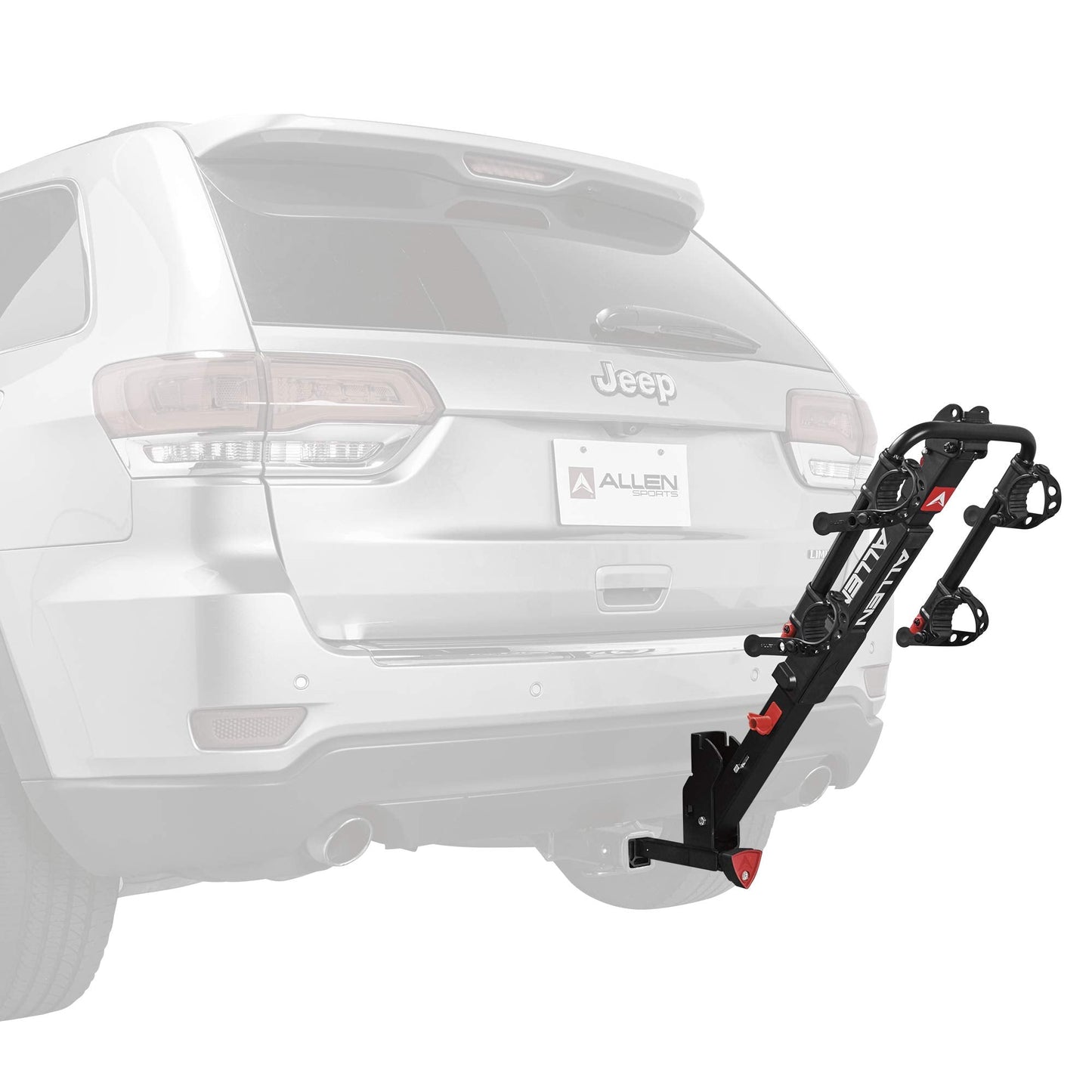 Allen Sports Premier Locking Quick Release 2-Bike Carrier for 2 in. & 1 4 in. Hitch, Model QR525 , Black