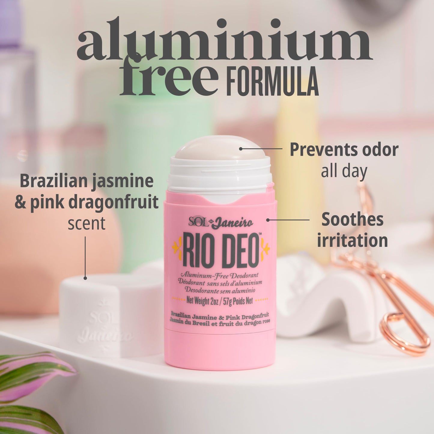 Sol de Janeiro Rio Deo Cheirosa '68 Refillable Aluminum Free Deodorant