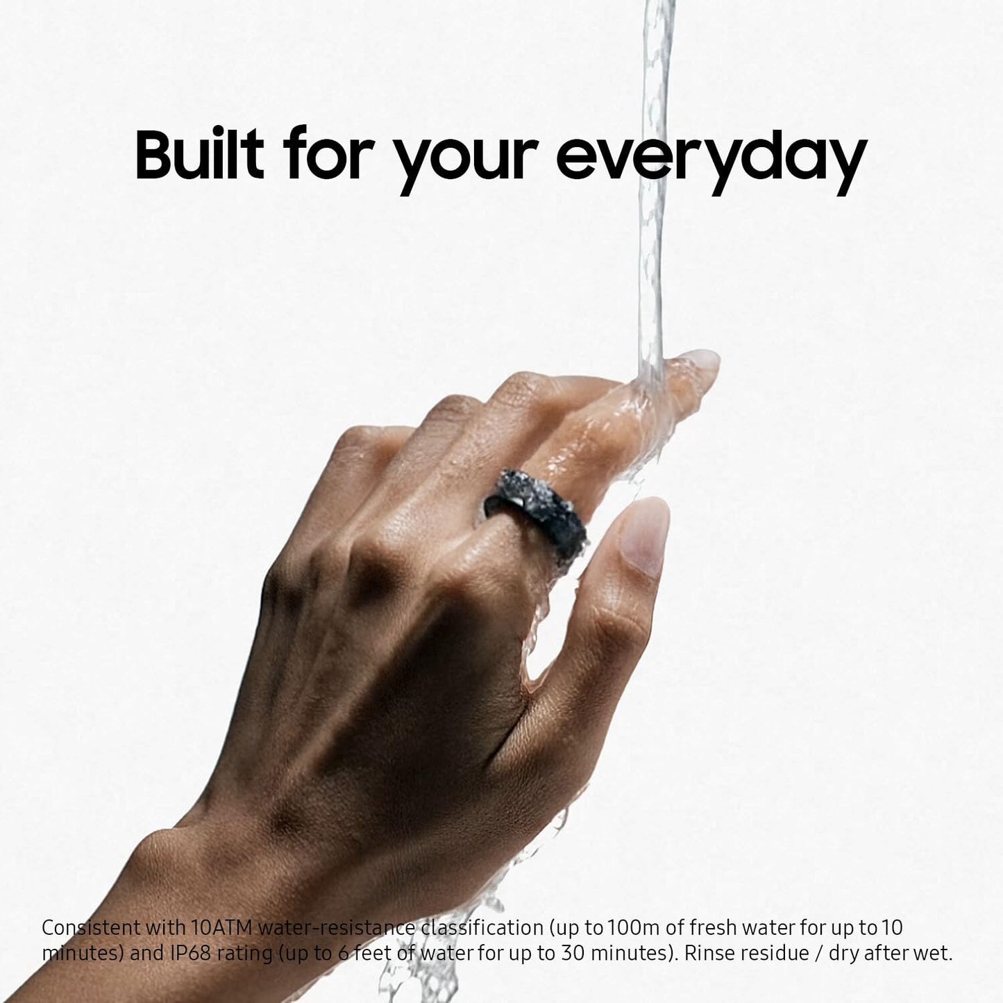 Samsung Galaxy Ring, AI Smart Ring, Size First w/Sizing Kit, No App Subscription, Fitness Monitor, Sleep Tracker, Up to 7-Day Battery, Size 12, Titanium Black [US Version, 1Yr Manufacturer Warranty]