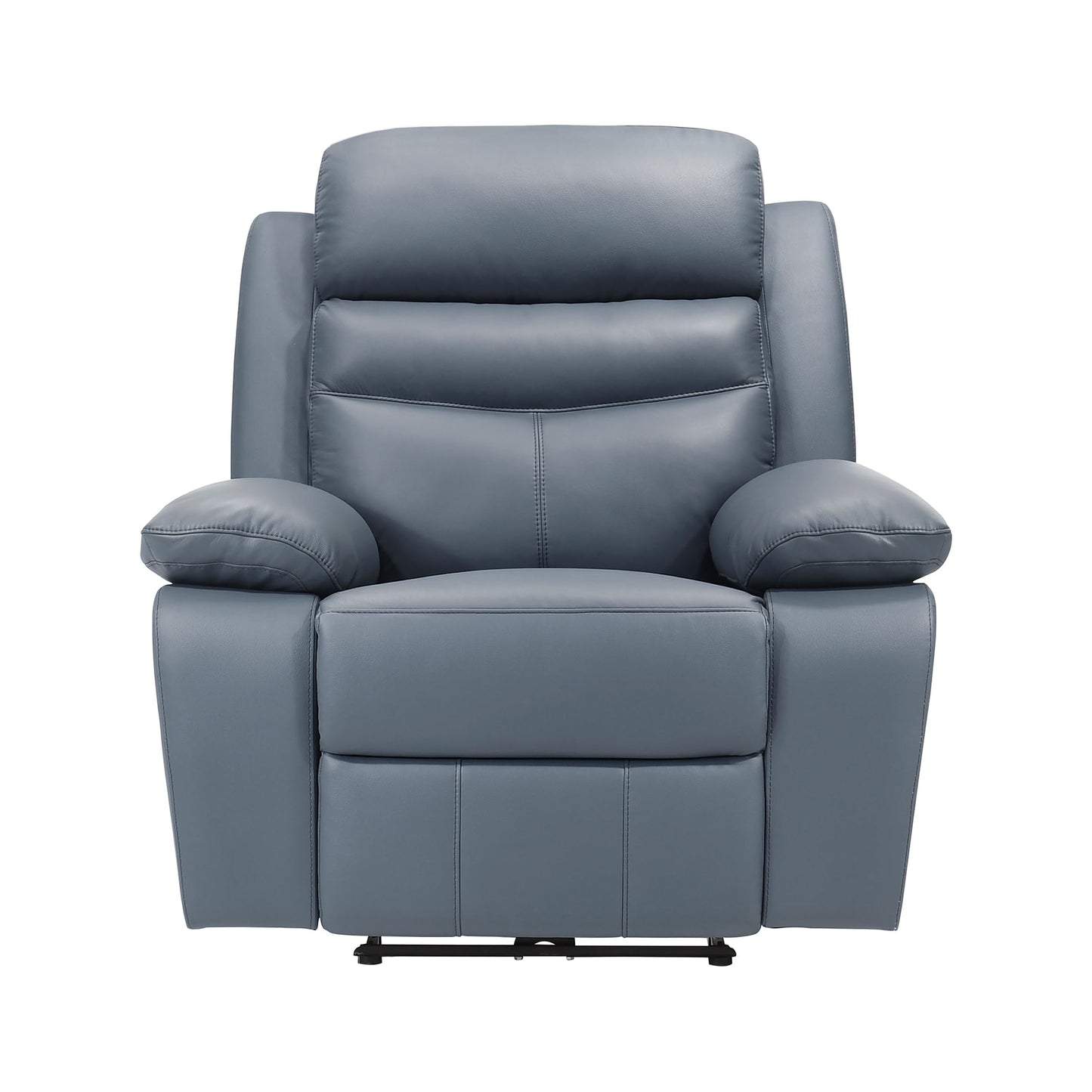 Lexicon Recliner Chair Living Room Leather Reclining Sofa Chair, Home Theater Seating, Wall Hugger Recliner, Power Recliner Sofa Chair for Living Room/Office/Apartment, Blue