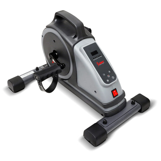 Sunny Health & Fitness Mini Exercise Cycle Bike with Digital Monitor and Carrying Handle-SF-B020029