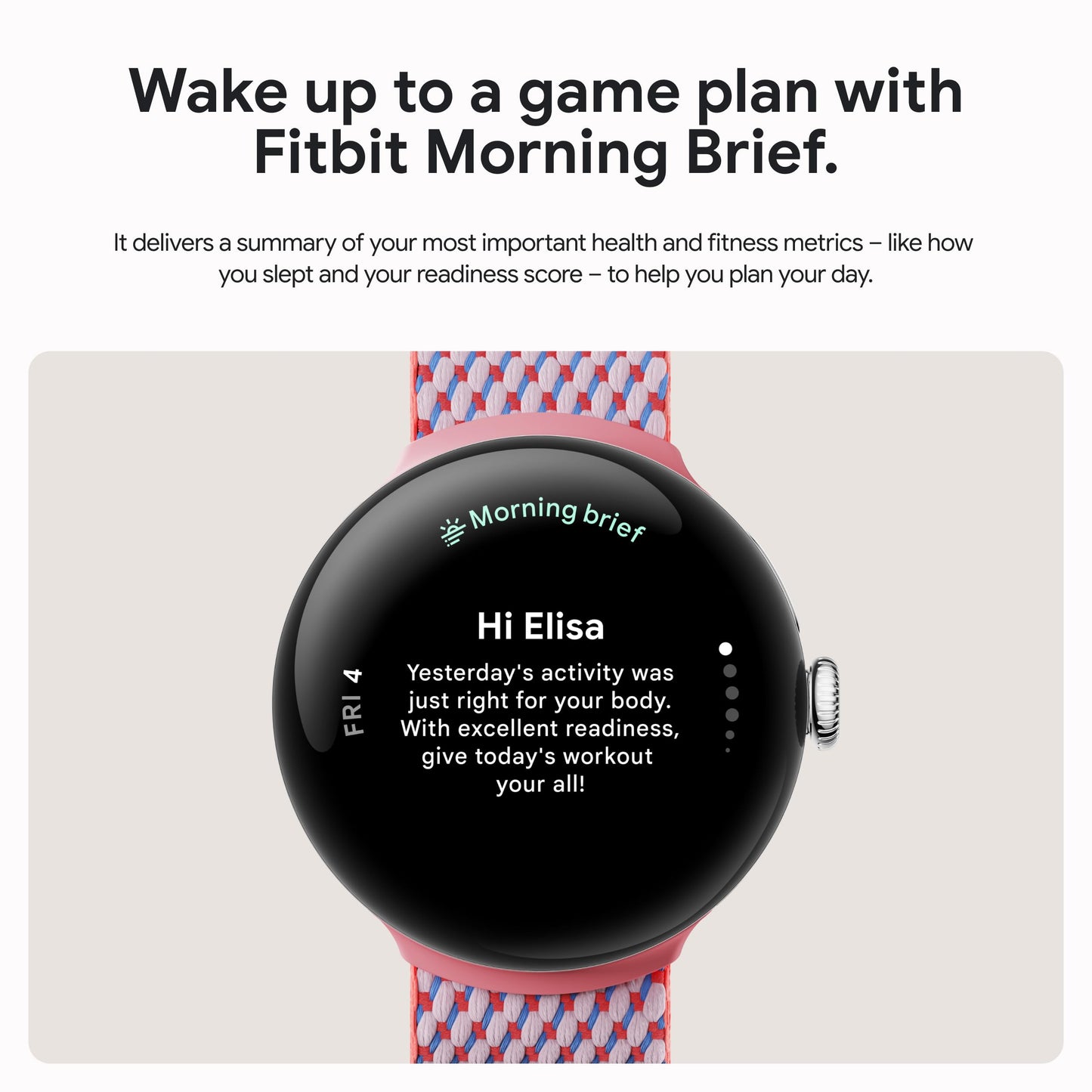 Google Pixel Watch 3 (45mm) Latest Model - Android Smartwatch, Heart Rate Tracking, Fitbit Advanced Running, Fitness Insights, 24-Hour Battery - Matte Hazel Aluminum Case - Hazel Band - Wi-Fi