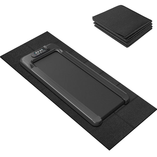 Treadmill Mat,68" x 24",4mm Thickness Exercise Equipment Mat for Carpet Hardwood Floors, Compatible with Walking Pad,Spin Bike,Elliptical Trainer,Rowing Machine