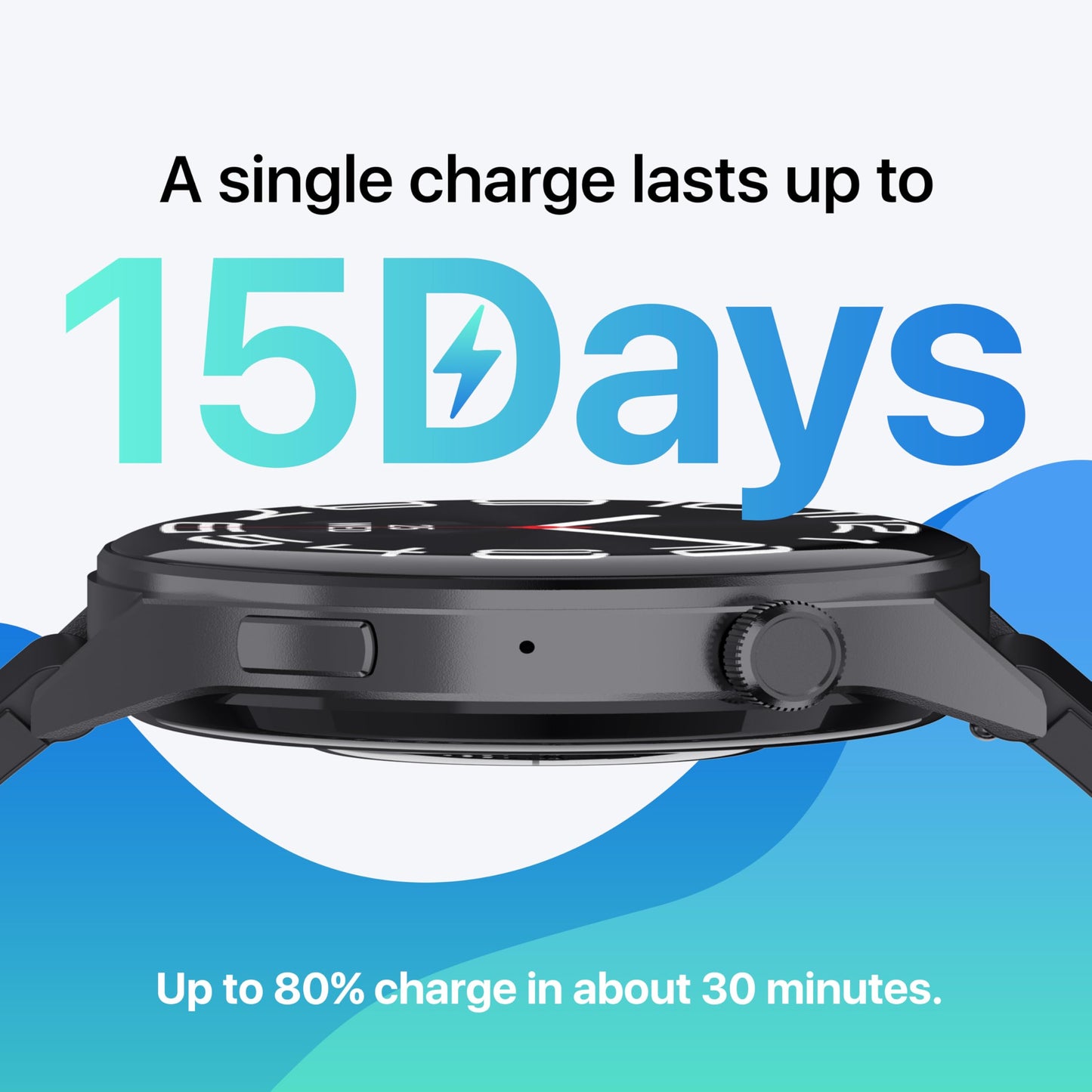 AI ChatGPT Translator Watch, Fitness Tracking, Heart Rate & Sleep Monitor, OLED Display, Titanium Alloy IP68 Waterproof, Multi-Sport Modes,Foreign Language Translator，Black