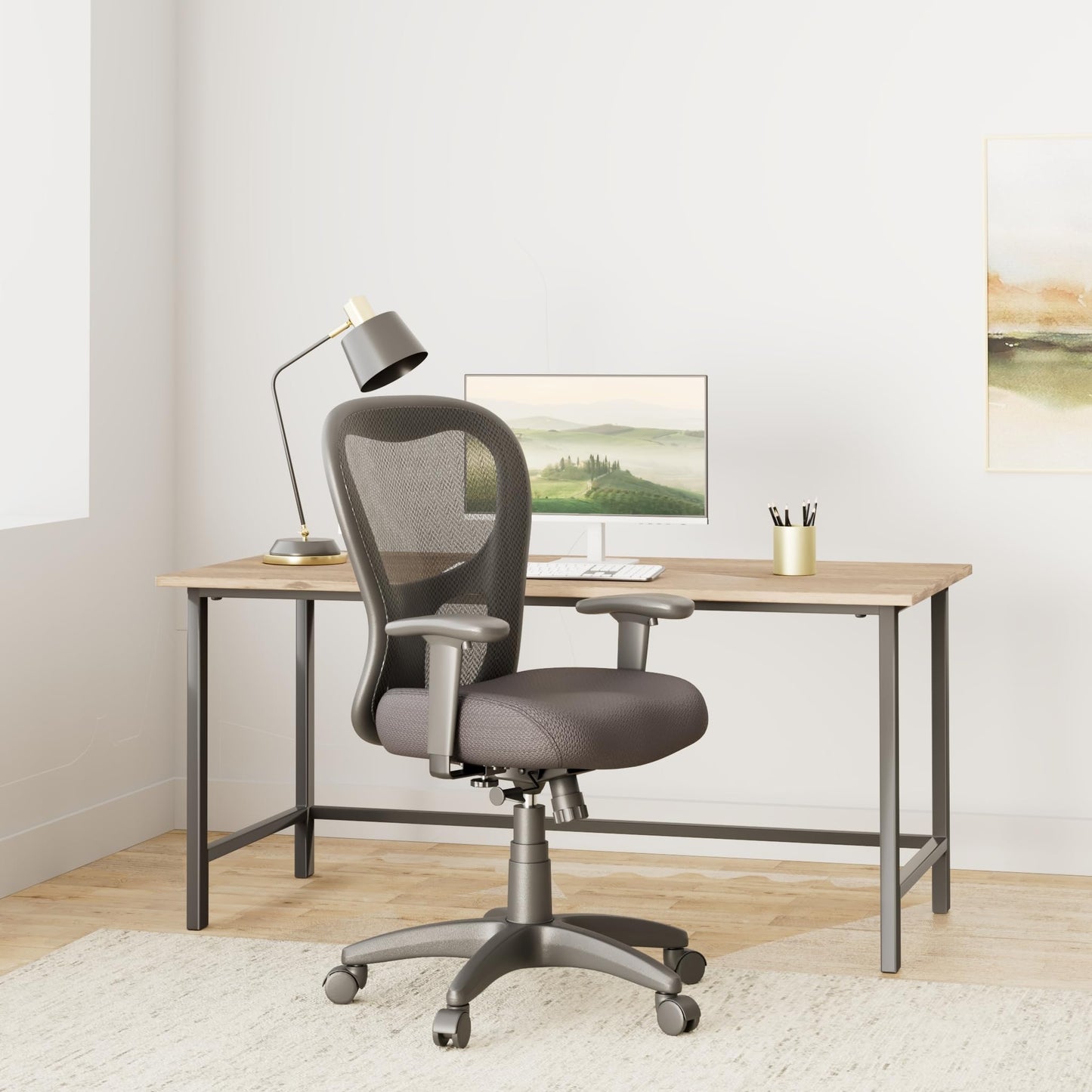 Tempur-Pedic TP9000 Mesh Swivel Task Chair, Black