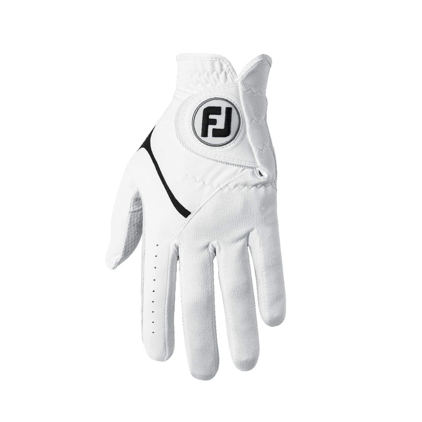 FootJoy TropiCool Gloves, White, Cadet Medium/Large