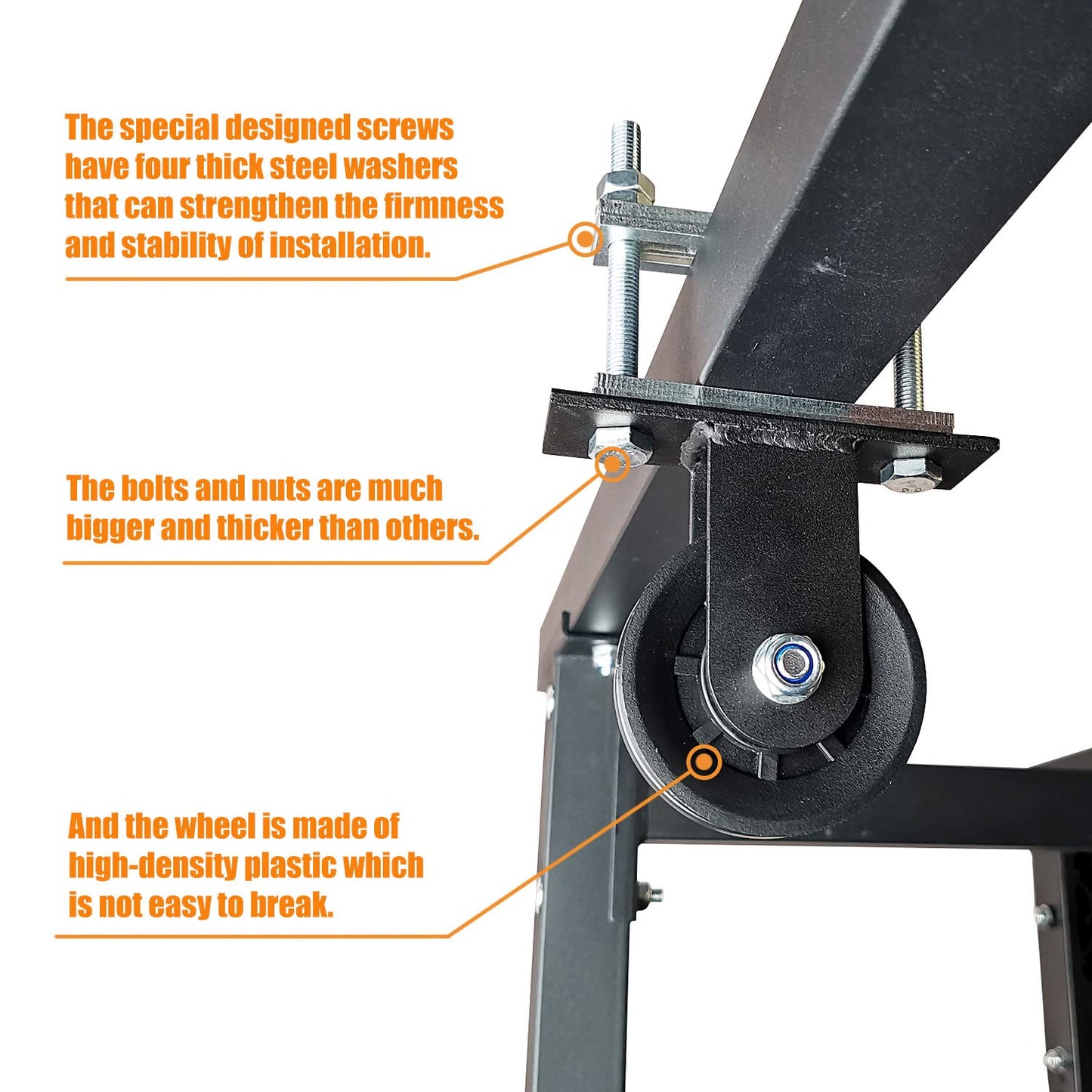 Upgraded Cable Pulley System Gym, LAT Pull Down Machine for Home Gym Equipment, Weight Pulley System for Cable Machine, LAT Pulley System Gym for Strength Training Power Cages, Power Racks (Style 2)…