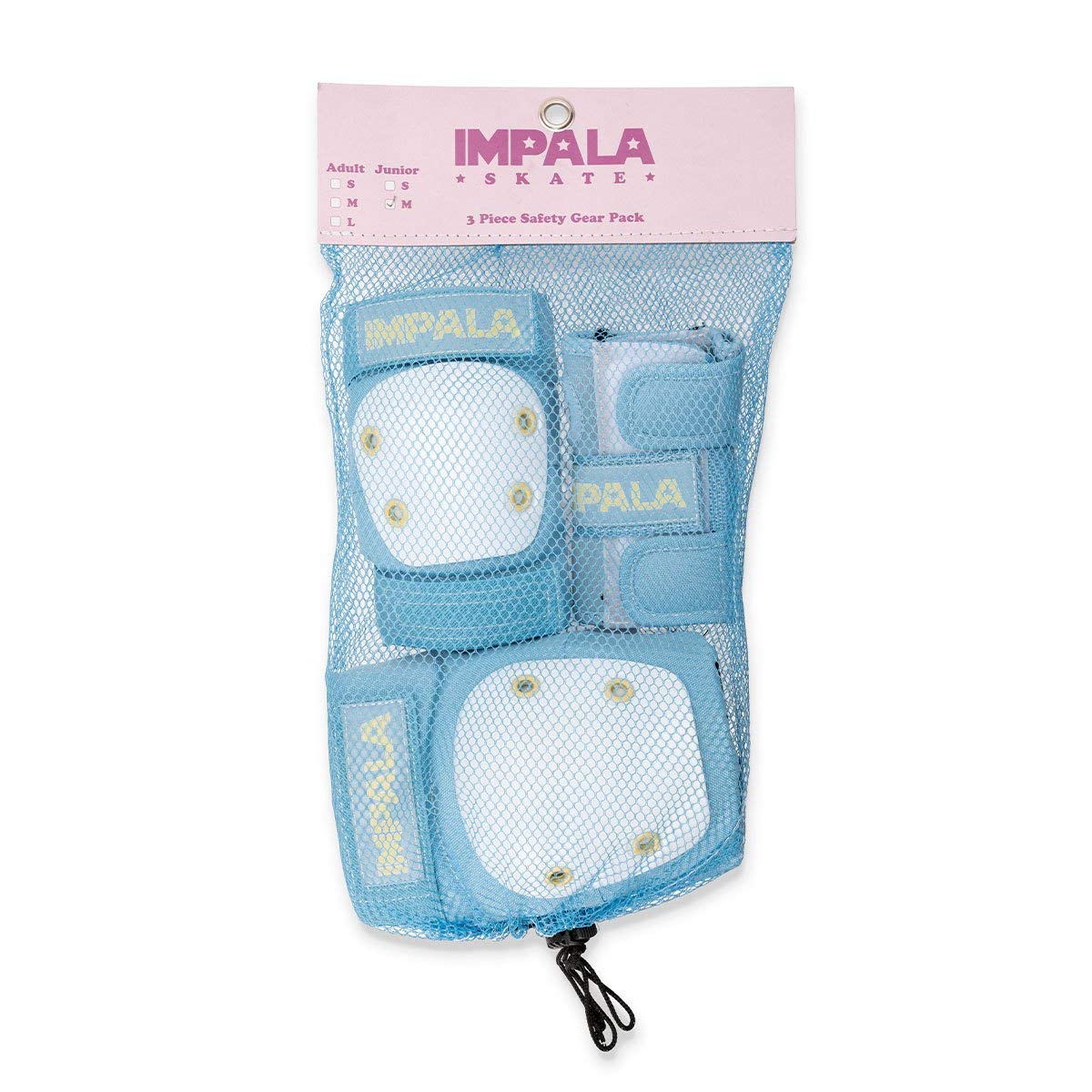 Impala Unisex-Youth Protective Set-IMPRPADSY, Sky Blue/Yellow, S