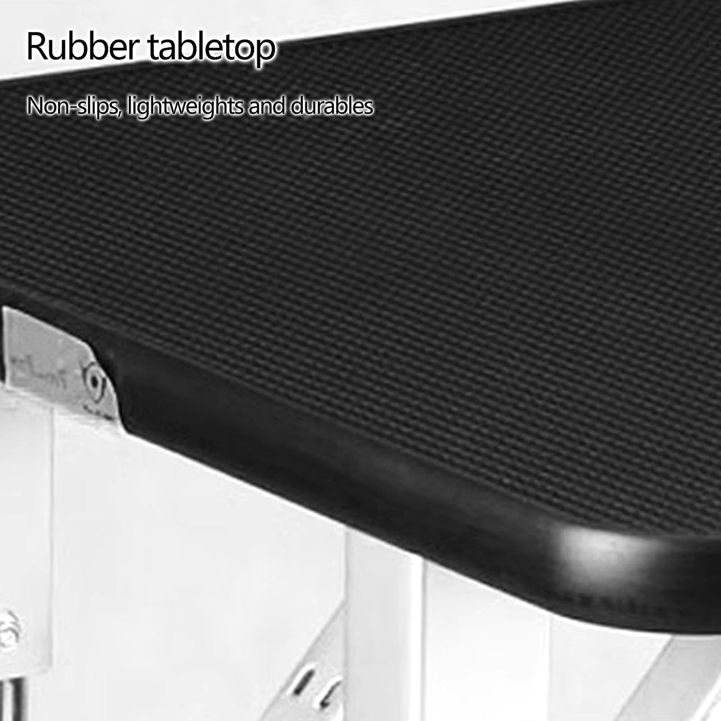 Foldable Dog Washing Station for Home Grooming Table, Stainless Steel Frame, Rubber Tabletop, Load Capacity 200lb for Small and Large Dogs Cats and Other Pets(75 * 47 * 80cm)