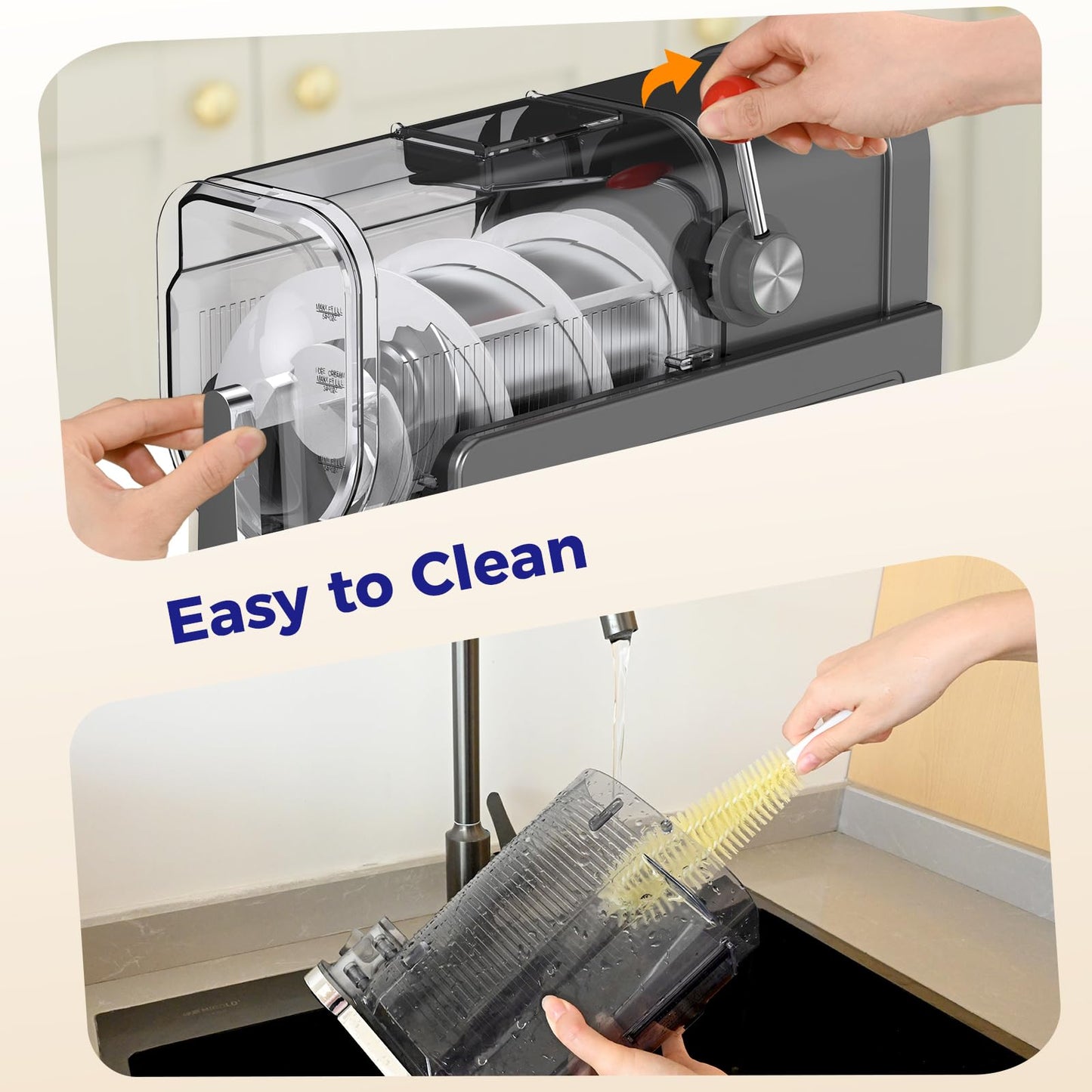 Oylus No-Ice-Needed Slushie Machine for Home - 70 oz Self-Cleaning Frozen Drink Maker with One-Touch Reservation & 6 Preset Programs, for Frozen Margaritas, Milkshakes, Frappés, Slushies & Parties