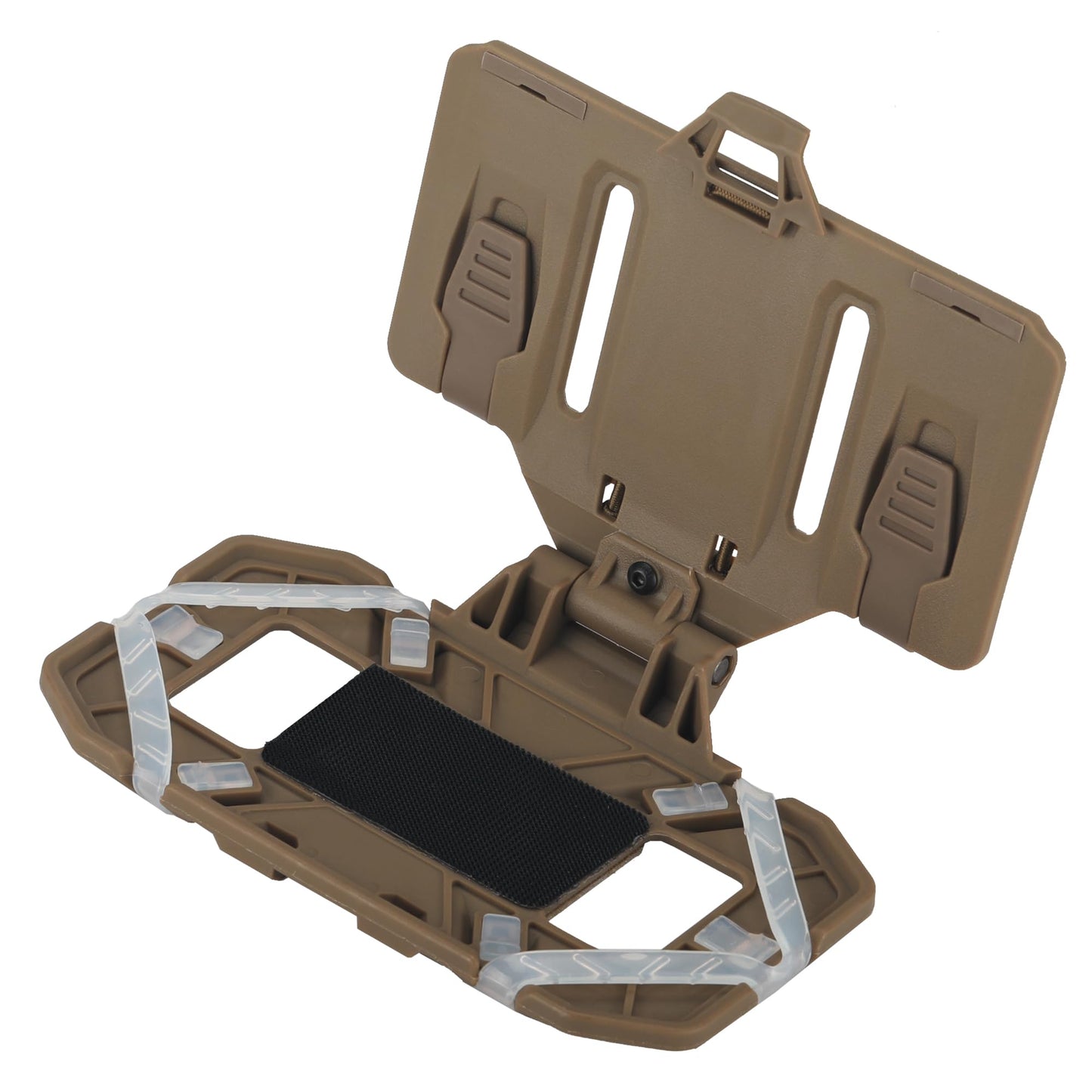 EralcNa Tactical Gear Plate Carrier Vest Accessories Phone Chest Mount Holder for Screen Size 4.7"-6.7",Tan