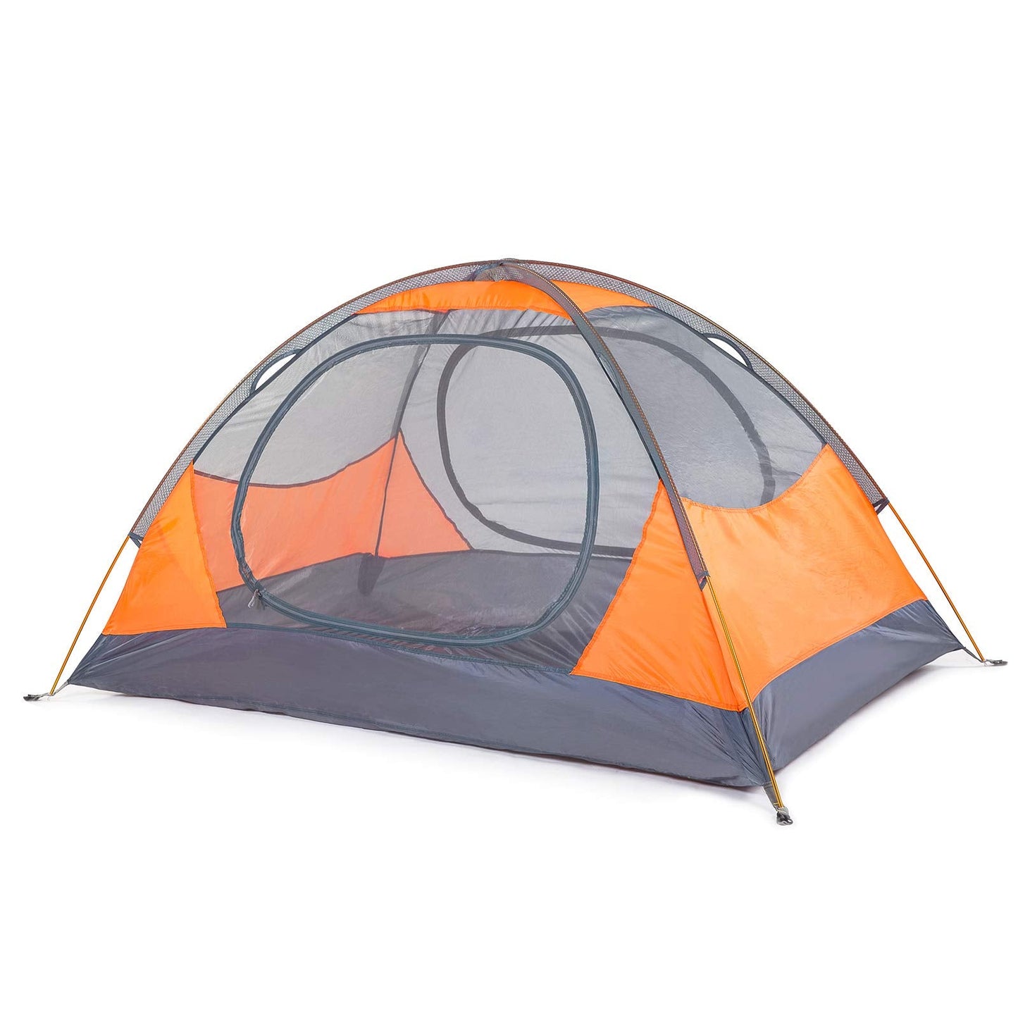 BISINNA 2/4 Person Camping Tent Lightweight Backpacking Tent Waterproof Windproof Two Doors Easy Setup Double Layer Outdoor Tents for Family Camping Hunting Hiking Mountaineering Travel