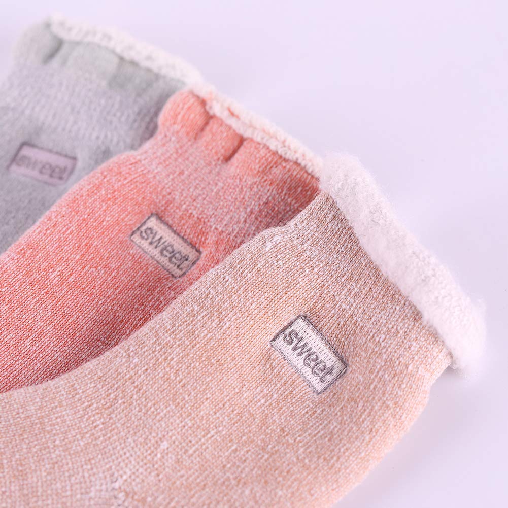 Womens Super Thick Wool Socks - Soft Warm Comfort Casual Crew Winter Socks (Pack of 3), Multicolor