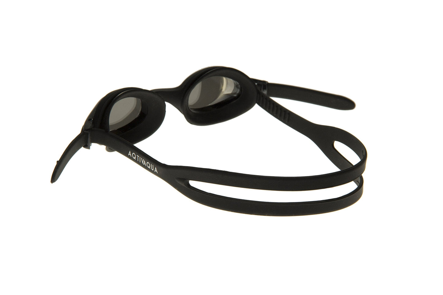 AqtivAqua Kids Swim Goggles Swimming Goggles for Kids Youth Childrens Boys Girls - Mirror Lenses (Black Color)
