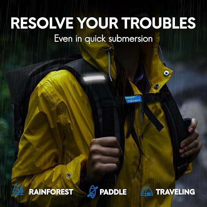 Haimont Waterproof Backpack Dry Bag Floating Roll Top Dry Sack Durable Backpack for Kayaking, Surfing, Rafting, Fishing, 30L