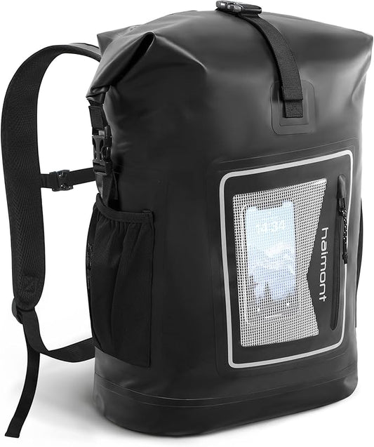 Haimont Waterproof Backpack Dry Bag Floating Roll Top Dry Sack Durable Backpack for Kayaking, Surfing, Rafting, Fishing, 30L