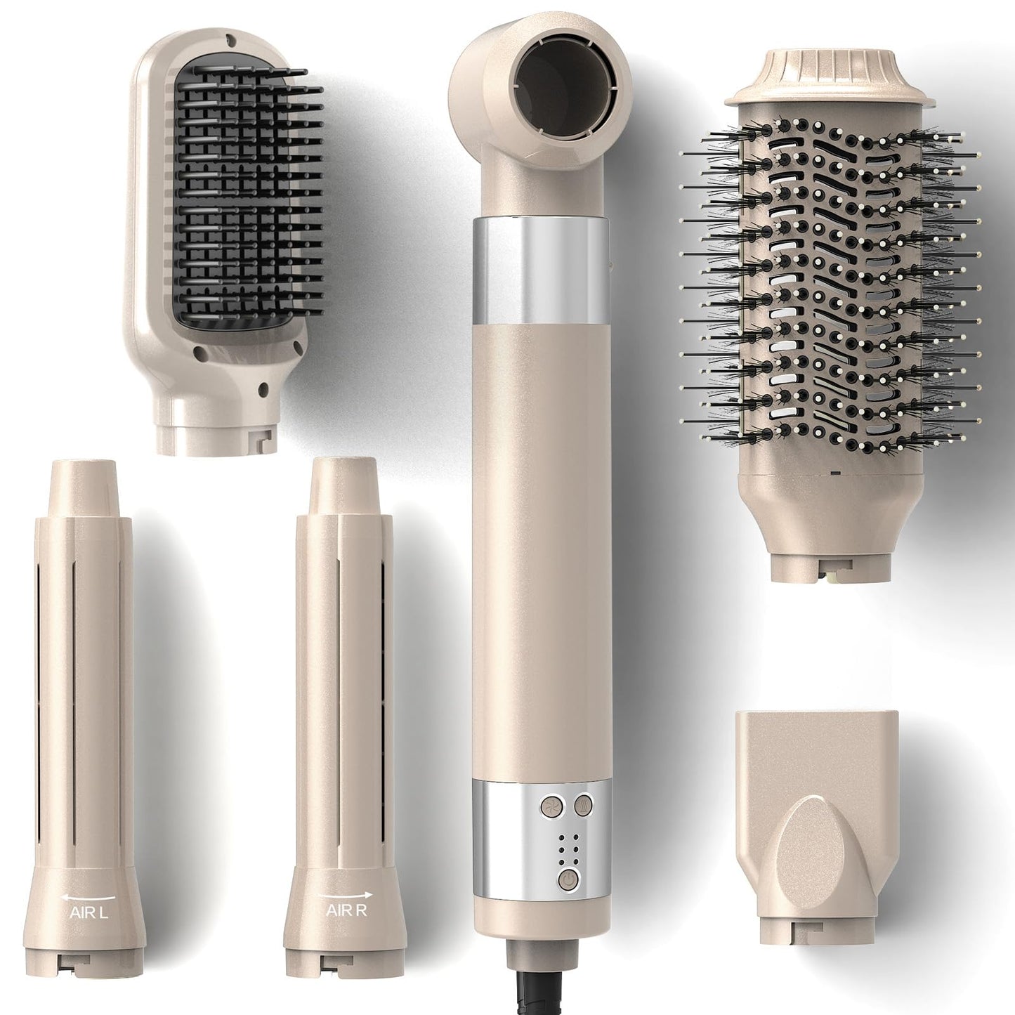 Air Wrap Hair Multi Styler Pro 6-in-1, with 110,000 RPM High Speed & Ionic Technology Styling & Drying System with 2 Auto Curlers, for Fast Volumizing, Straightening, Smoothing